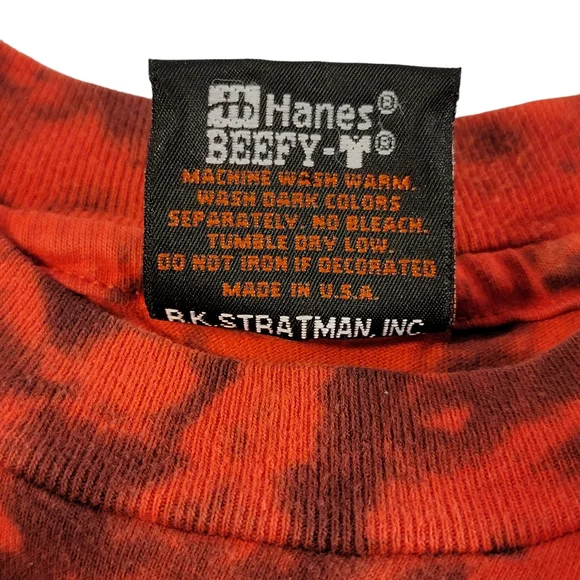 Harley-Davidson Vintage 90's USA Single Stitched Tie Dye "Live to Ride" Men's L - Picture 8 of 10